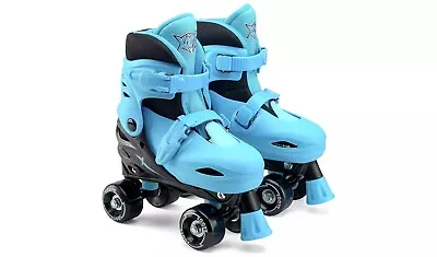 ✅Xootz Adjustable Quad Skates - Black And Blue For Kids Fast Shipping!!🚚 UK • £48.33