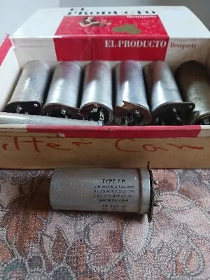 Vintage FP FILTER CANS 450v Can Capacitor Lot Of 8 • $39.99