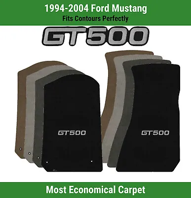 Lloyd Velourtex Front Mats For '94-04 Ford Mustang W/Silver/Black Shelby GT500 • $138.99