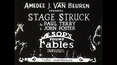 16mm Cartoon ''Stage Struck  1928 Van Beuren Aesop's Fable Van Early Sound • $39.99