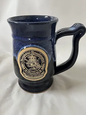 2011 Maryland Renaissance Festival Beer Tankard Mug Stein Grey Fox Pottery USA • $19.99