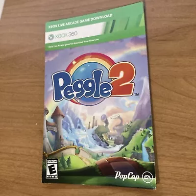 [BRAND NEW]  Peggle 2 Xbox One Xbox 360 Physical Card With Digital Code  • $4.69