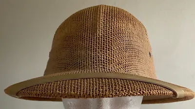 VTG Safa Okla City Made In USA Safari Explorer Expedition Hat Tan Pith Helmet • $49.95