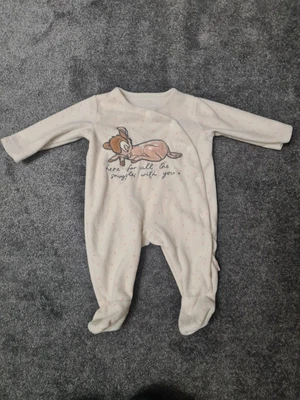 £0.99 • Buy Disney Baby 0-3 Months Bambi Babygrow Feece Sleepsuit
