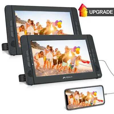 2 X 10.5'' HD Dual Screen Car Headrest DVD Player USB Rear-Seat Monitor SD HDMI • $129.77