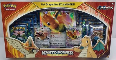 $198 • Buy Pokemon Kanto Power Collection Dragonite-EX Pidgeot-EX 10 Evolutions Packs NEW