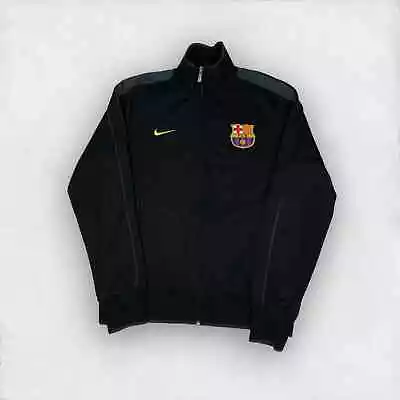 Nike Men's Black FC Barcelona Football Club Track Jacket M • $64