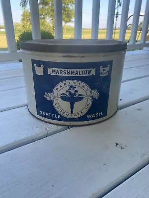 Vintage Parisian Chocolate Co Marshmallow Tin • $495