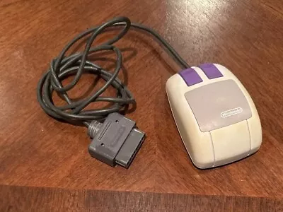  Super Nintendo SNES Original Mouse ! For MARIO PAINT TESTED Working! YELLOWING • $15