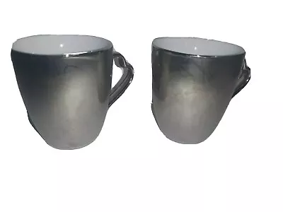 Verdici Designs Cup Set Silver With Hearts Theme Design • $5.85