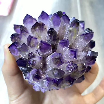 400g+ New Find Purple Phantom Quartz Crystal Cluster Mineral Specimen Healing • $41.33