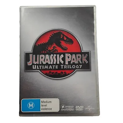 Jurassic Park Ultimate Trilogy DVD Set | PAL Region 2 & 4 Action Drama Free 📨Y • $9.48