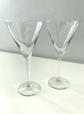 Vintage Martini Cocktail Glasses Pair • £12