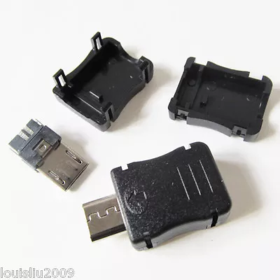 1set USB Male Plug Connector Micro 5pin With Cover • $1.27