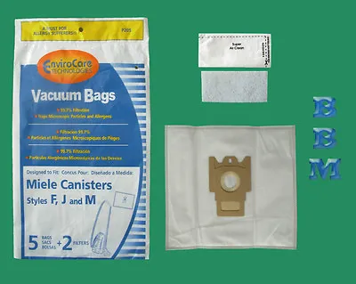 5 Miele FJM 7291640 HEPA Allergen Vacuum Cleaner Bags & Filters Polaris Neptune • $11.49