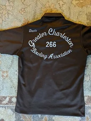 King Louie Mens Polo Bowling Shirt Size S Brown 70s 80s Charleston SC Harvey • $45