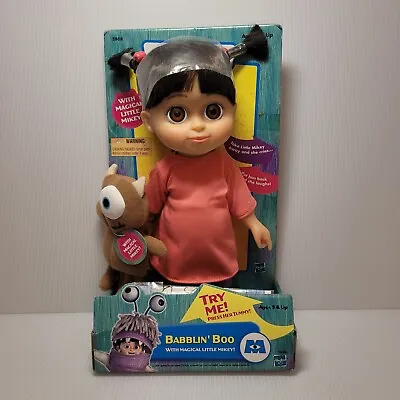 Disney Pixar Monsters Inc. Talking Babblin’ Boo Doll & Magical Mikey NIB WORKS! • $175.75