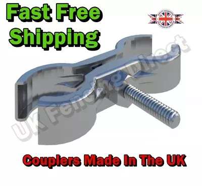 Fencing Coupler Security Temporary Fencing Clip Coupling Clamp Fit Heras Inc VAT • £9.99