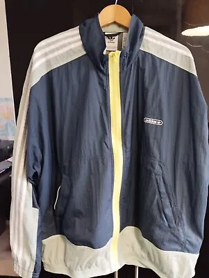 Adidas Retro Shell Suit Type Jacket XL But More Like XXL • £10