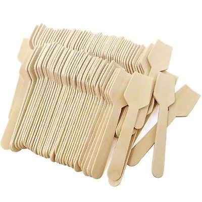 100pcs 9.5cm/3.74inch Mini Wooden Spoons Shovel Spoon Testing Spoon Sampling ... • $16.56