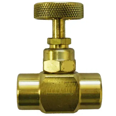 1/4  NPT Brass Needle Valve • $10.99