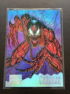 1995 Marvel Masterpiece Carnage Holo Flash Limited Edition • $49.99