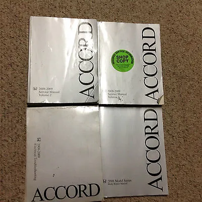 2008 2009 Honda ACCORD Service Shop Repair Manual Set OEM W ETM & Body Book • $289.99