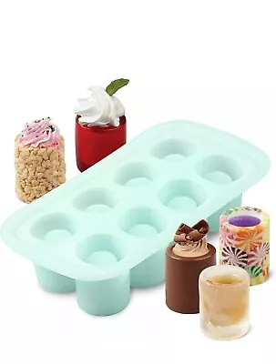 Wilton Round Silicone Shot Glass Mold 8-Cavity • $10.99