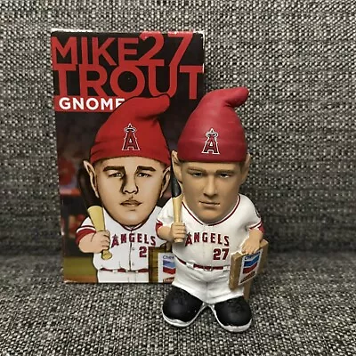 Mike Trout #27 Garden Gnome Anaheim Angels Baseball 7/18 2014 Not A Bobblehead • $25.49