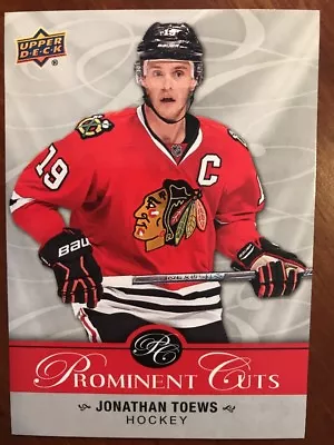 2017 UD National Card Convention Prominent Cuts PC-9 Jonathan Toews NSCC Promo • $2.99