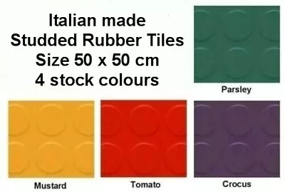 £37.80 • Buy Altro Nuvola Stratus Stud Rubber Flooring - Studded Floor Tiles - 4 Colours