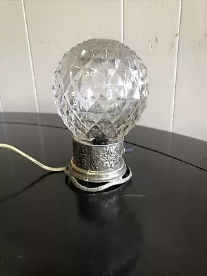 VINTAGE I. W. RICE & CO. JAPAN PORTABLE Lamp Crystal-glass  Globe • $50