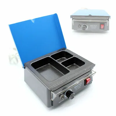Dental Lab Wax Heater Pot 3-Well Analog Heater Melting Dipping Pot Machine NEW • $33.25