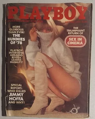 Playboy Magazine November 1978 Playmate Monique St. Pierre Jimmy Hoffa Geraldo • $14.99