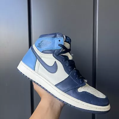 Size 9.5 - Jordan 1 Retro OG High Obsidian UNC 2019 • $250