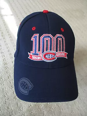 Vintage Montreal Canadiens 100 Seasons Hat Cap American Needle S/M  1909-2009 * • $19.99