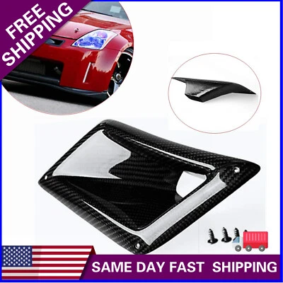 $34.25 • Buy Front Bumper Carbon Fiber Air Vent Intake Duct Left For Nissan 350Z Z33 03-09 US
