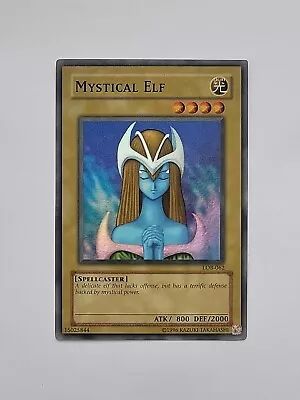 Yu-Gi-Oh! TCG Mystical Elf Legend Of Blue Eyes White Dragon LOB-062 NM Yugioh • $3.99