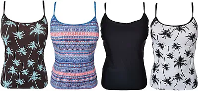 Womens Tankini Top Cami Swimwear 6 8 10 12 14 16 Piha Beach UK BNWT • £12