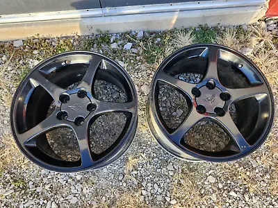 2001-2004 C5 Corvette Wheels / Rims OEM 5 - Spoke W/ Caps 18x9.5 GM 9594182 • $299