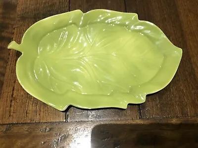 Vintage Carlton Ware Green Leaf Design Serving Dish • $22