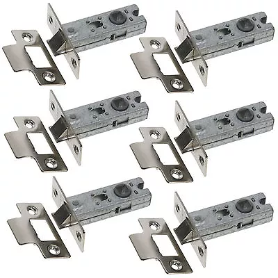 Standard Tubular Mortice Latch - Packs Of 5-10 - 64mm Tubular Door Latches • £10.45