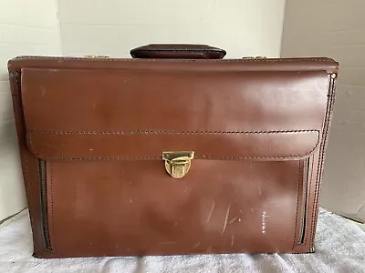 VINTAGE Eagle Luggage Co Leather Lawyers Doctor • $89.99