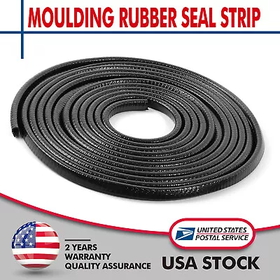 6m Rubber Seal Strip Decoration Car Parts Door Window Push-On Pinch Weld Trim • $11.32