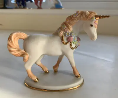 Vintage 1991 Franklin Mint Treasury Of Unicorns 'PASTEL'  UNICORN • £9.89