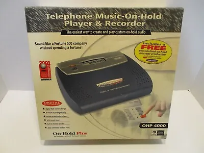 2001 Telephone Music-On-Hold Player & Recorder Play Custom On Hold Audio (V) • $49.95