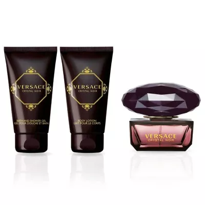 Versace Ladies Crystal Noir Gift Set Fragrances 8011003837205 • $58.78