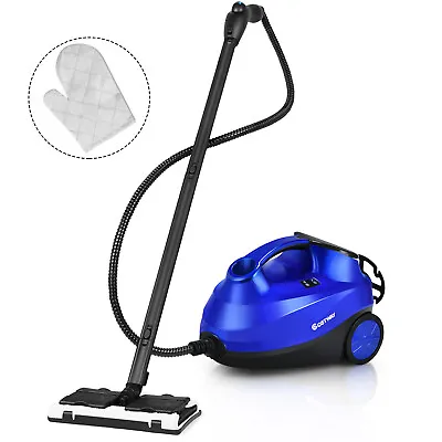 Costway 2000W Heavy Duty Steam Cleaner Mop Multi-Purpose W/19 Accessories Blue • $109.99