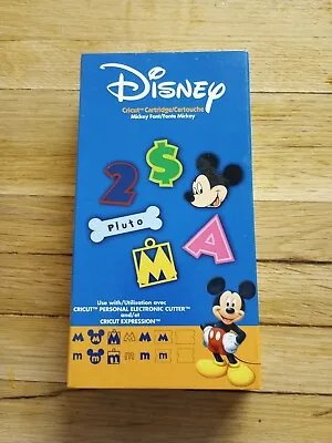 Cricut Disney Mickey Font Alphabet Numbers Cartridge Complete W/ Manual Overlay • $14.99