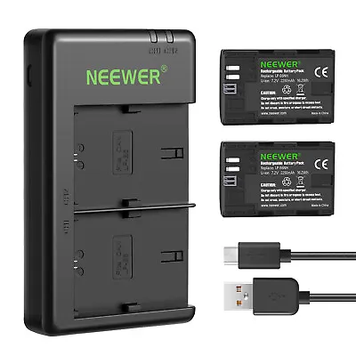 £76.99 • Buy Neewer Replacement LP-E6NH Battery Rechargeable Battery Charger Set